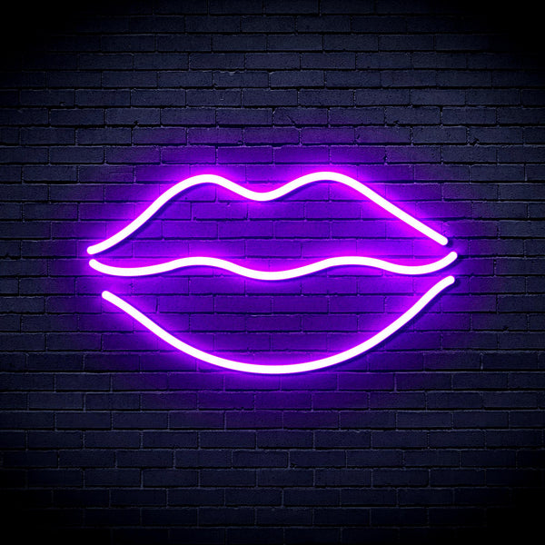 advpro-lips-ultra-bright-led-neon-sign-fnu0204 - Purple