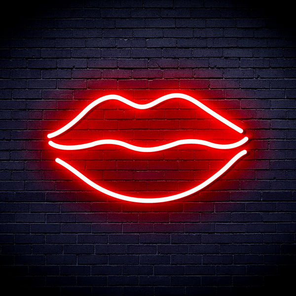 advpro-lips-ultra-bright-led-neon-sign-fnu0204 - Red