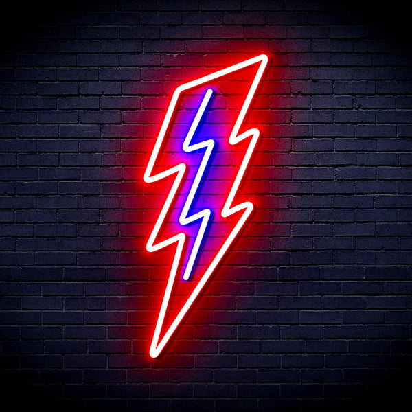 advpro-lighting-bolt-ultra-bright-led-neon-sign-fnu0206 - Blue & Red