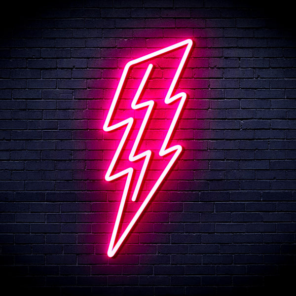advpro-lighting-bolt-ultra-bright-led-neon-sign-fnu0206 - Pink