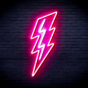 advpro-lighting-bolt-ultra-bright-led-neon-sign-fnu0206 - White & Pink