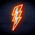 advpro-lighting-bolt-ultra-bright-led-neon-sign-fnu0206 - White & Orange
