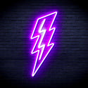 advpro-lighting-bolt-ultra-bright-led-neon-sign-fnu0206 - White & Purple