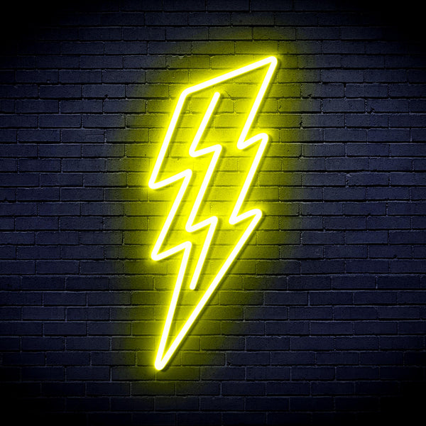 advpro-lighting-bolt-ultra-bright-led-neon-sign-fnu0206 - Yellow