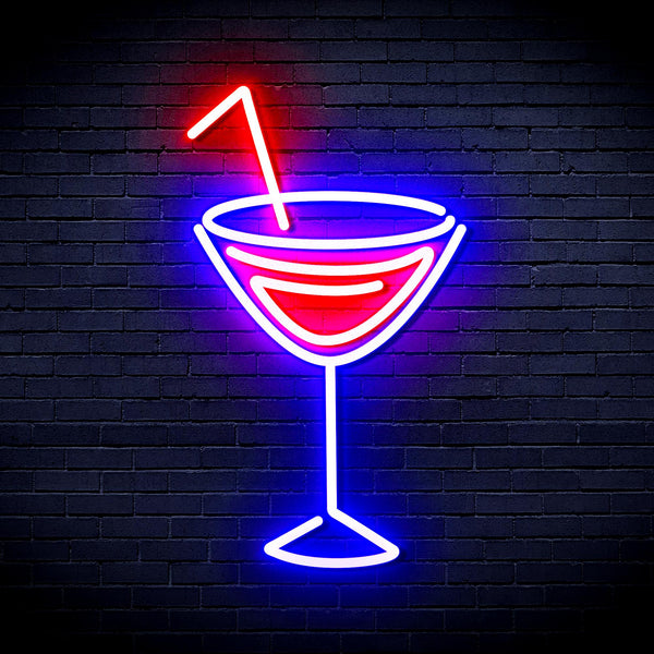 advpro-dry-martini-ultra-bright-led-neon-sign-fnu0207 - Blue & Red