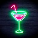 advpro-dry-martini-ultra-bright-led-neon-sign-fnu0207 - Green & Pink