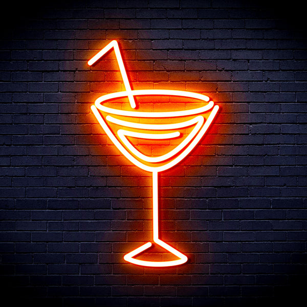 advpro-dry-martini-ultra-bright-led-neon-sign-fnu0207 - Orange