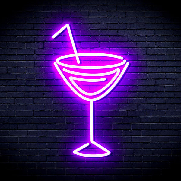advpro-dry-martini-ultra-bright-led-neon-sign-fnu0207 - Purple
