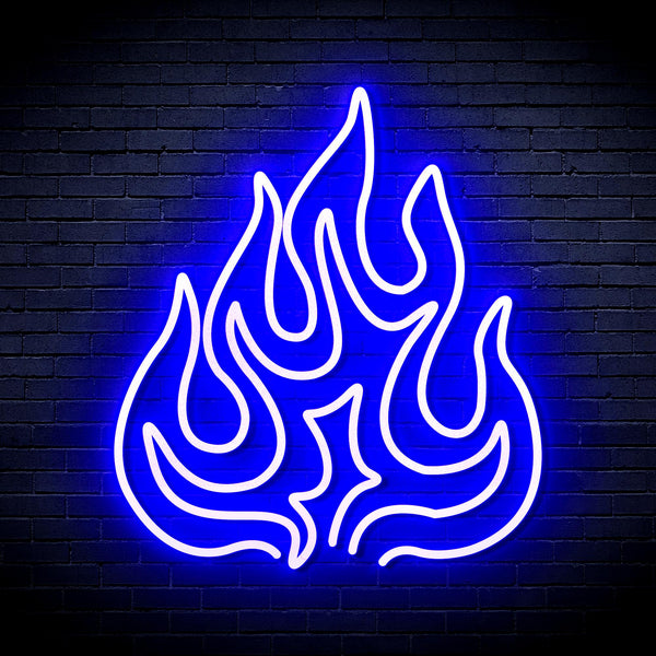 advpro-flame-ultra-bright-led-neon-sign-fnu0208 - Blue