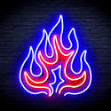 advpro-flame-ultra-bright-led-neon-sign-fnu0208 - Blue & Red