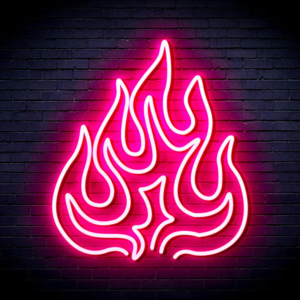 advpro-flame-ultra-bright-led-neon-sign-fnu0208 - Pink