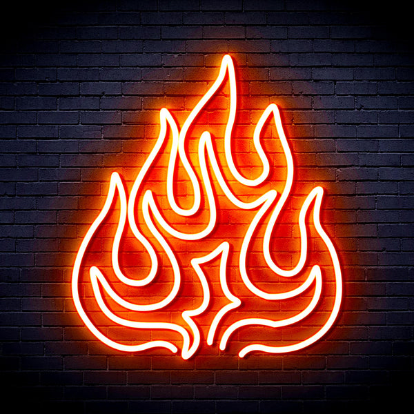 advpro-flame-ultra-bright-led-neon-sign-fnu0208 - Orange