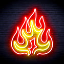advpro-flame-ultra-bright-led-neon-sign-fnu0208 - Red & Yellow
