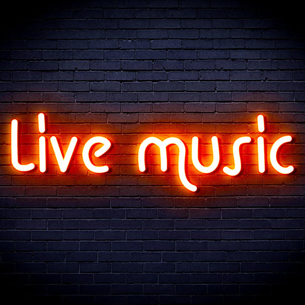 advpro-live-music-ultra-bright-led-neon-sign-fnu0209 - Orange