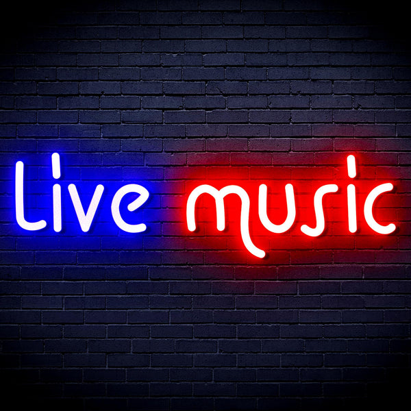 advpro-live-music-ultra-bright-led-neon-sign-fnu0209 - Red & Blue