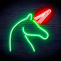 advpro-unicorn-ultra-bright-led-neon-sign-fnu0213 - Green & Red