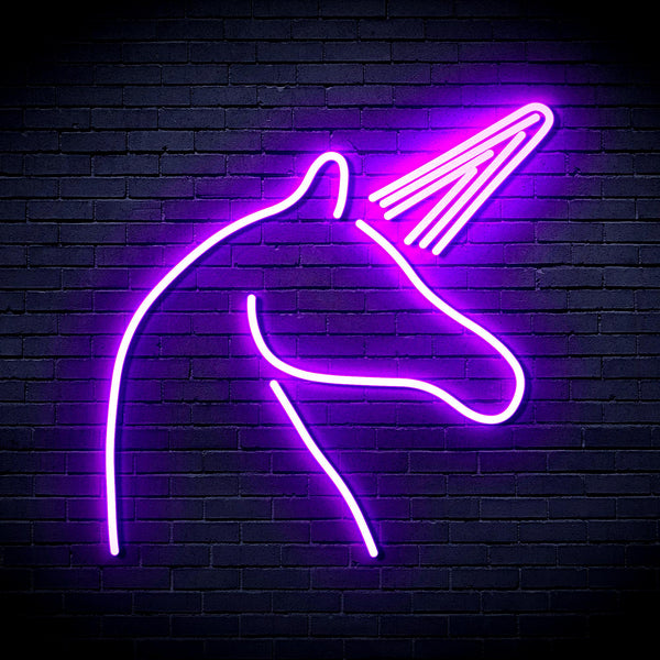 advpro-unicorn-ultra-bright-led-neon-sign-fnu0213 - Purple