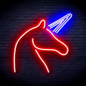 advpro-unicorn-ultra-bright-led-neon-sign-fnu0213 - Red & Blue