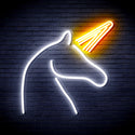 advpro-unicorn-ultra-bright-led-neon-sign-fnu0213 - White & Golden Yellow
