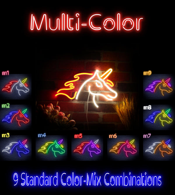advpro-unicorn-ultra-bright-led-neon-sign-fnu0214 - Multi-Color