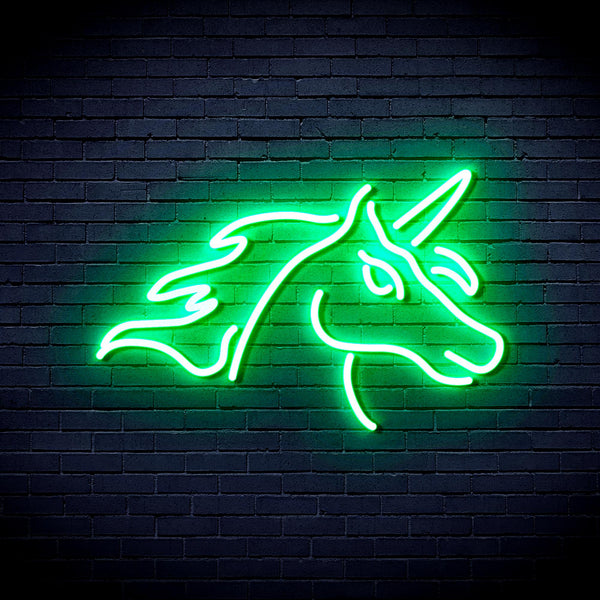 advpro-unicorn-ultra-bright-led-neon-sign-fnu0214 - Green