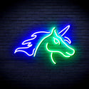 advpro-unicorn-ultra-bright-led-neon-sign-fnu0214 - Green & Blue