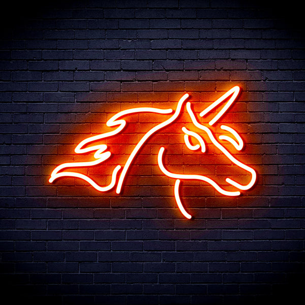 advpro-unicorn-ultra-bright-led-neon-sign-fnu0214 - Orange