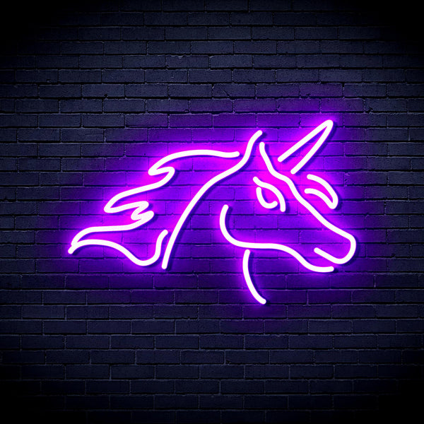 advpro-unicorn-ultra-bright-led-neon-sign-fnu0214 - Purple