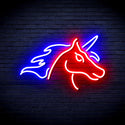 advpro-unicorn-ultra-bright-led-neon-sign-fnu0214 - Red & Blue