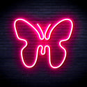 advpro-butterfly-ultra-bright-led-neon-sign-fnu0215 - Pink