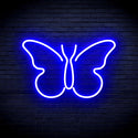 advpro-butterfly-ultra-bright-led-neon-sign-fnu0216 - Blue
