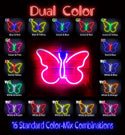 advpro-butterfly-ultra-bright-led-neon-sign-fnu0216 - Dual-Color