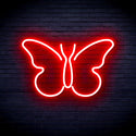 advpro-butterfly-ultra-bright-led-neon-sign-fnu0216 - Red