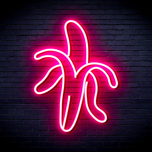 advpro-banana-ultra-bright-led-neon-sign-fnu0218 - Pink