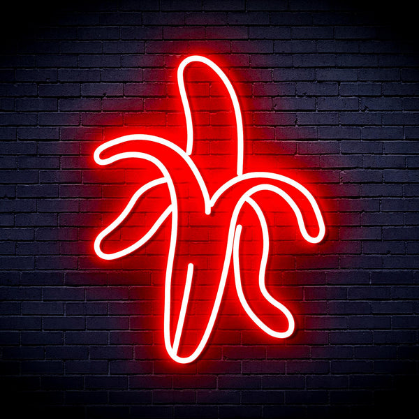 advpro-banana-ultra-bright-led-neon-sign-fnu0218 - Red