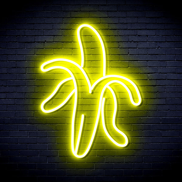 advpro-banana-ultra-bright-led-neon-sign-fnu0218 - Yellow
