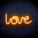advpro-love-shape-ultra-bright-led-neon-sign-fnu0219 - Golden Yellow
