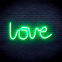 advpro-love-shape-ultra-bright-led-neon-sign-fnu0219 - Green