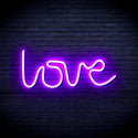 advpro-love-shape-ultra-bright-led-neon-sign-fnu0219 - Purple