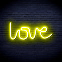 advpro-love-shape-ultra-bright-led-neon-sign-fnu0219 - Yellow