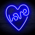 advpro-heart-with-love-ultra-bright-led-neon-sign-fnu0221 - Blue