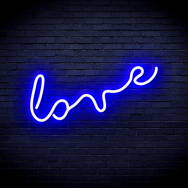 advpro-love-letter-ultra-bright-led-neon-sign-fnu0222 - Blue