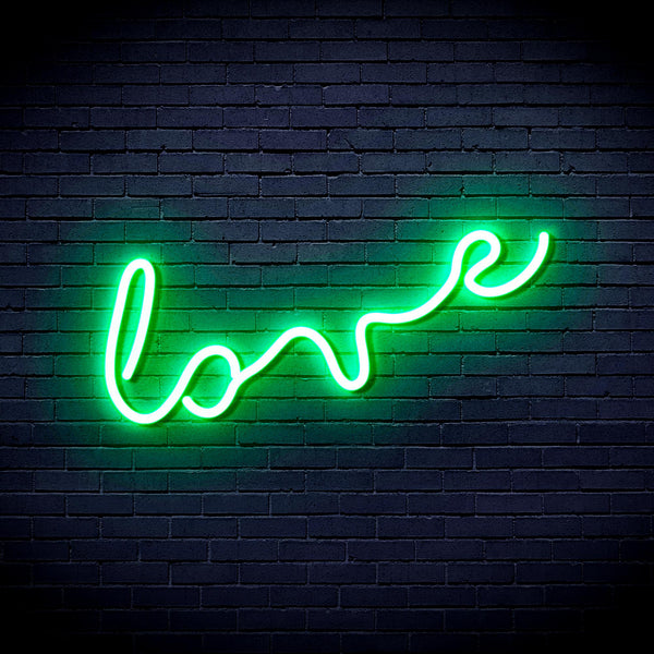 advpro-love-letter-ultra-bright-led-neon-sign-fnu0222 - Green