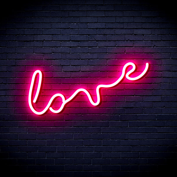 advpro-love-letter-ultra-bright-led-neon-sign-fnu0222 - Pink