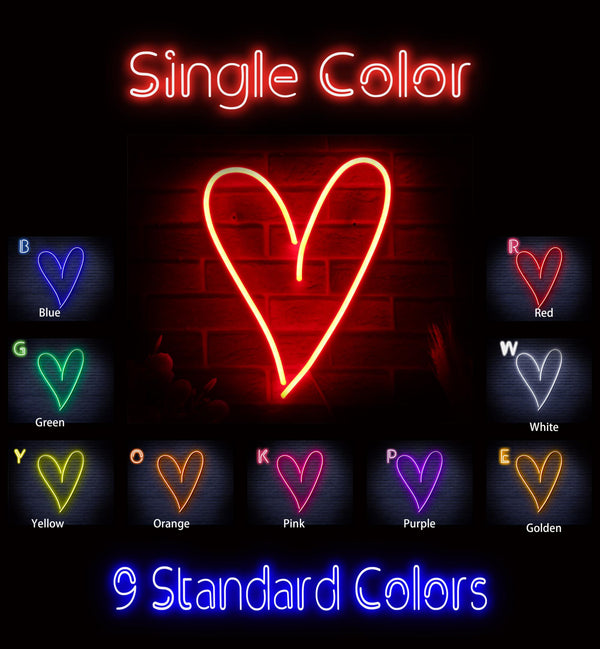 advpro-heart-ultra-bright-led-neon-sign-fnu0224 - Classic