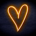 advpro-heart-ultra-bright-led-neon-sign-fnu0224 - Golden Yellow