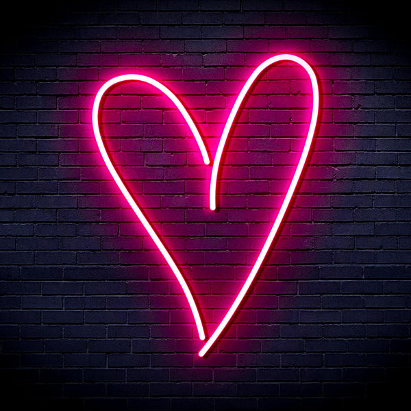 advpro-heart-ultra-bright-led-neon-sign-fnu0224 - Pink