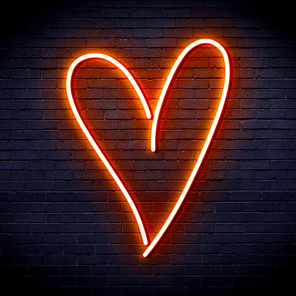 advpro-heart-ultra-bright-led-neon-sign-fnu0224 - Orange