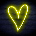 advpro-heart-ultra-bright-led-neon-sign-fnu0224 - Yellow