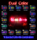 advpro-to-infinity-ultra-bright-led-neon-sign-fnu0226 - Dual-Color